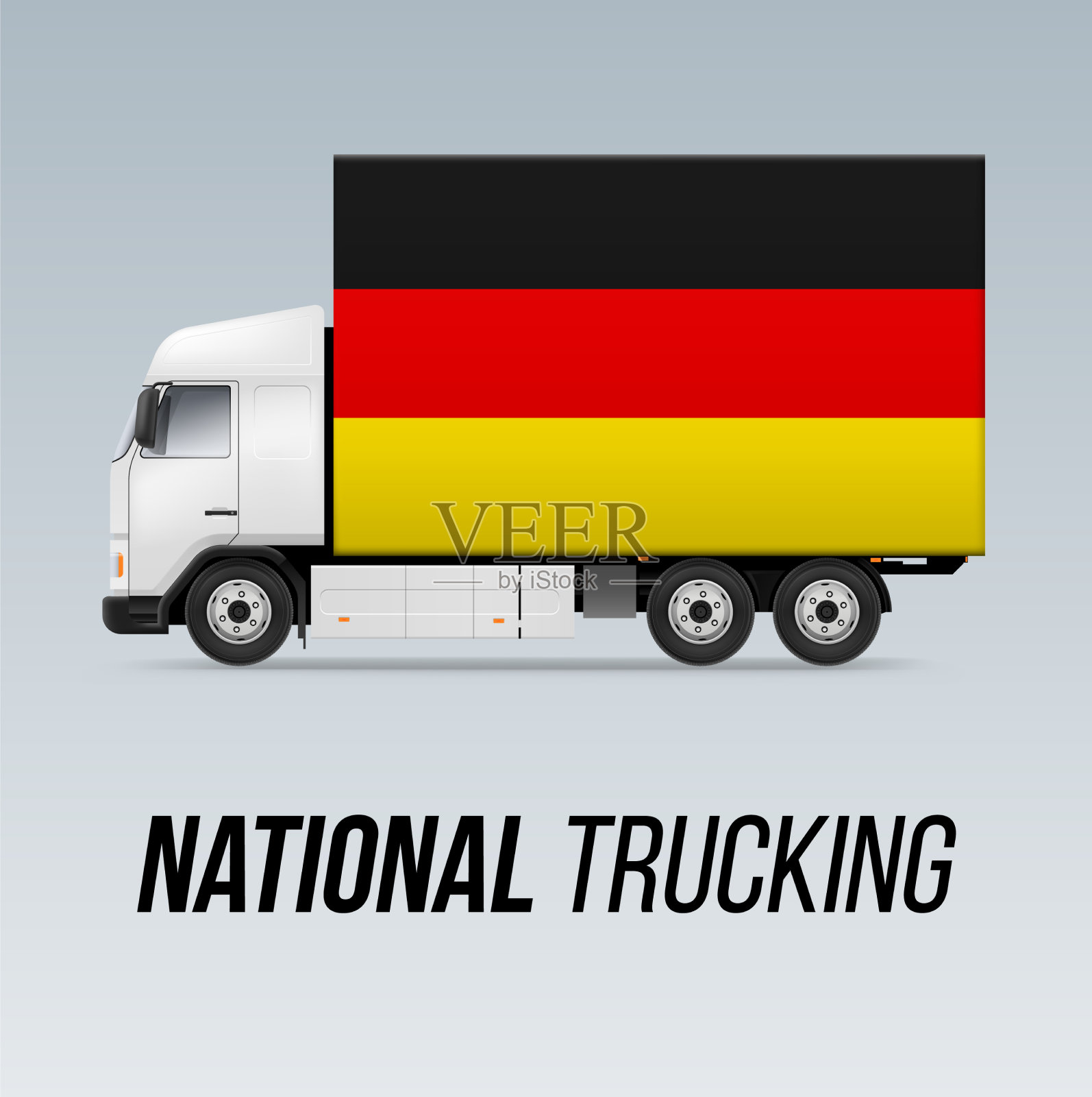 全国送货卡车插画图片素材