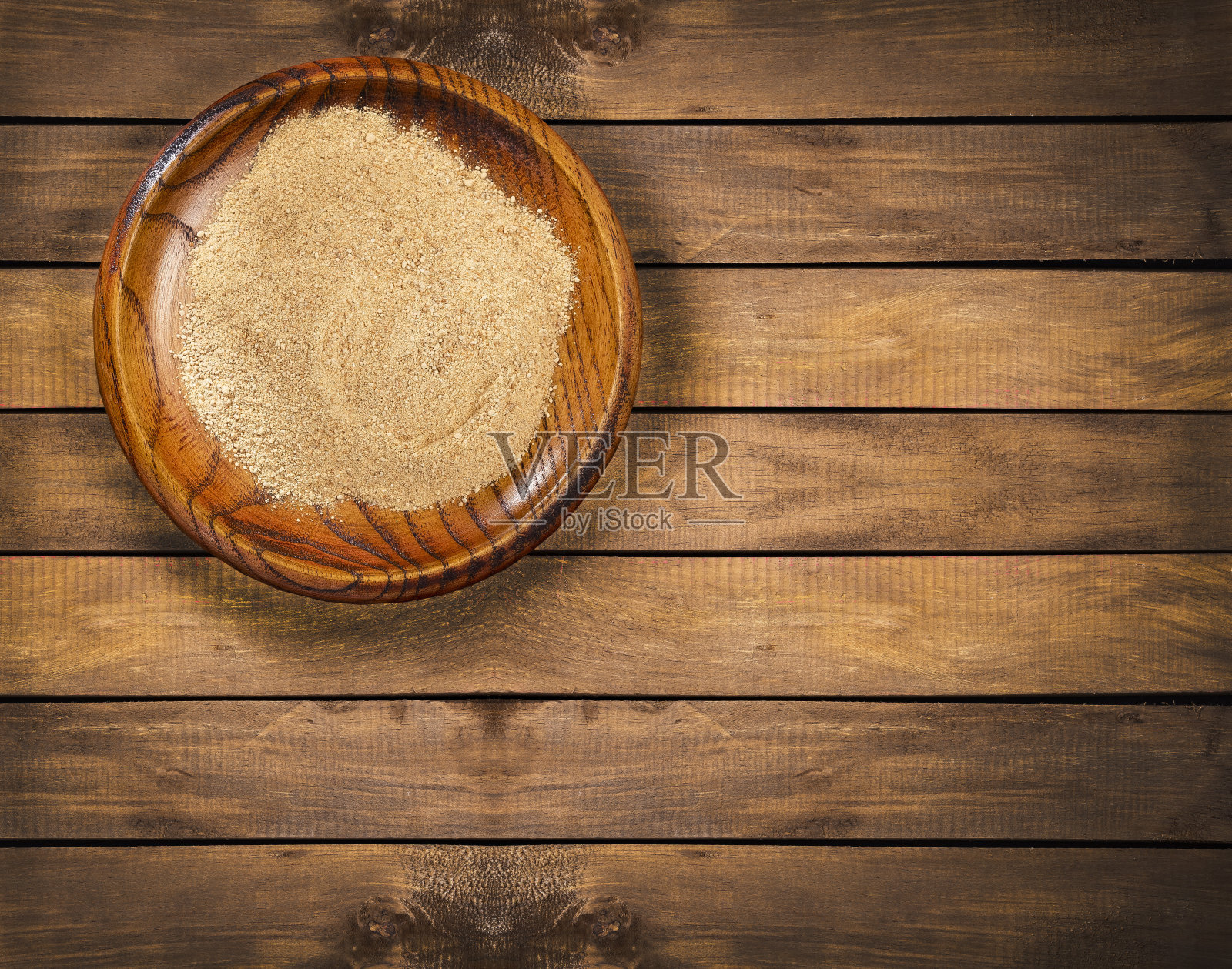 木碗玛咖粉照片摄影图片