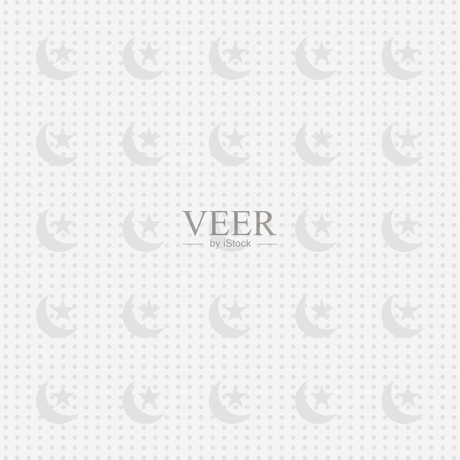 月形和星形组织模板设计插画图片素材