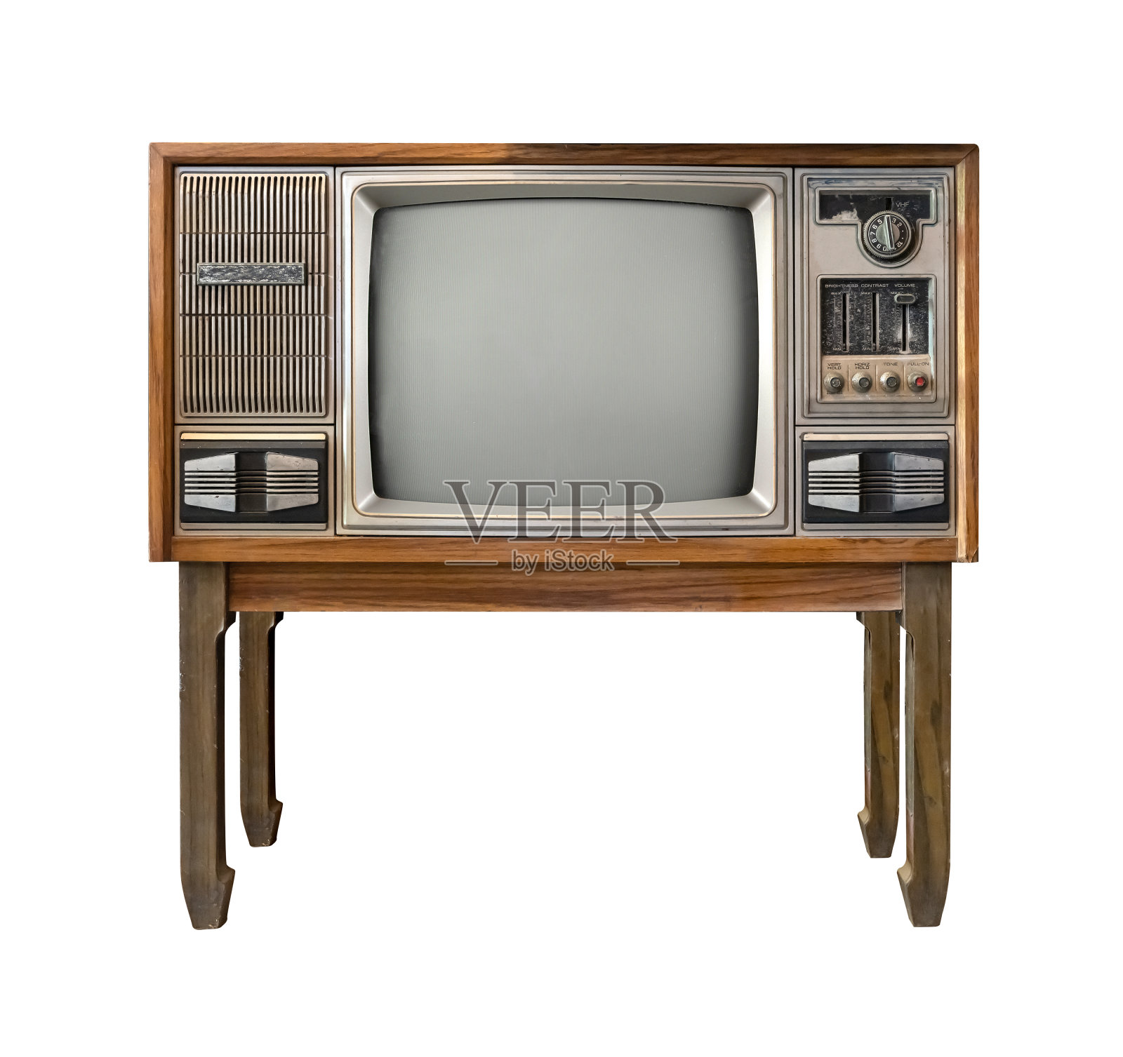 老式的电视照片摄影图片