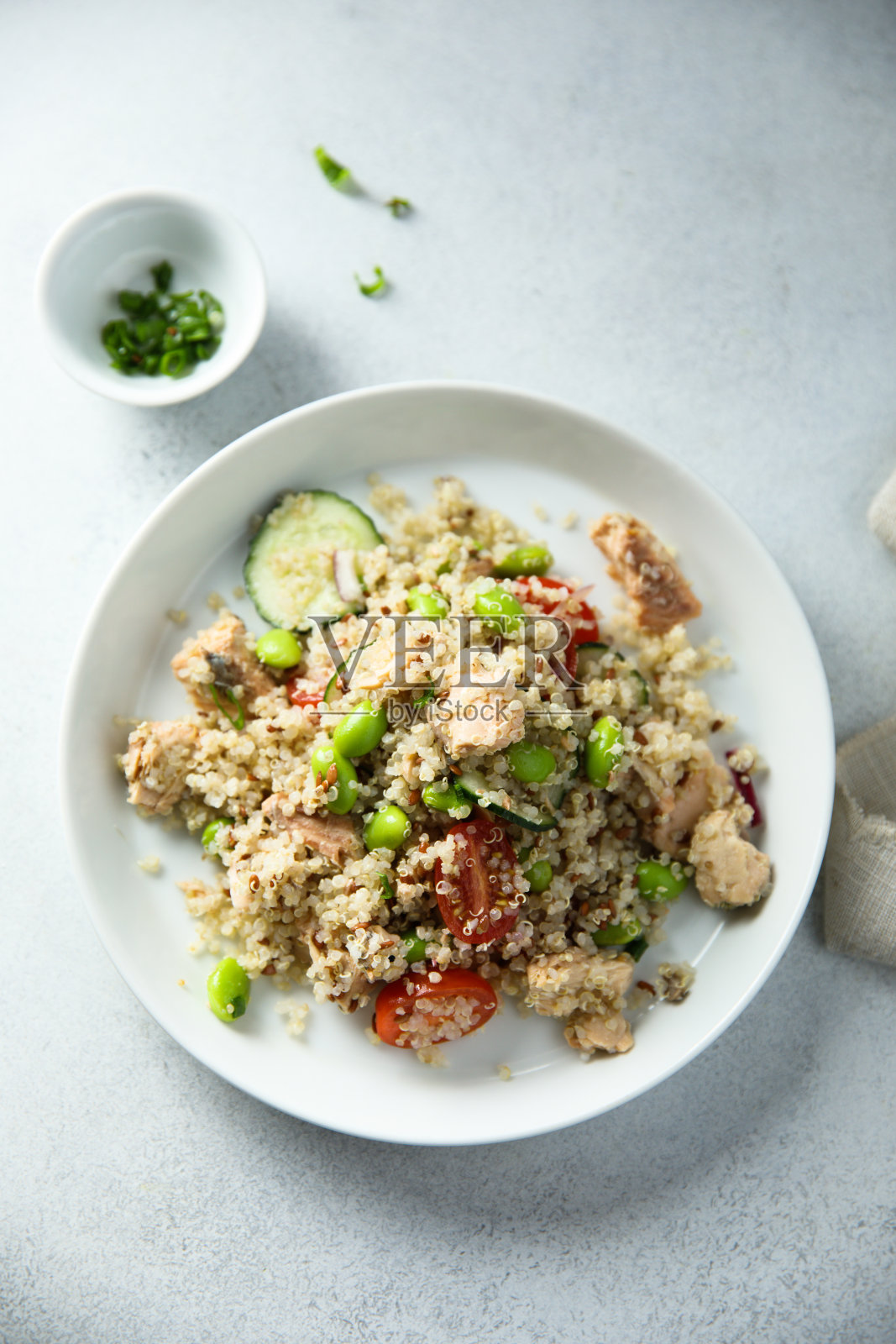 奎奴亚藜碗照片摄影图片