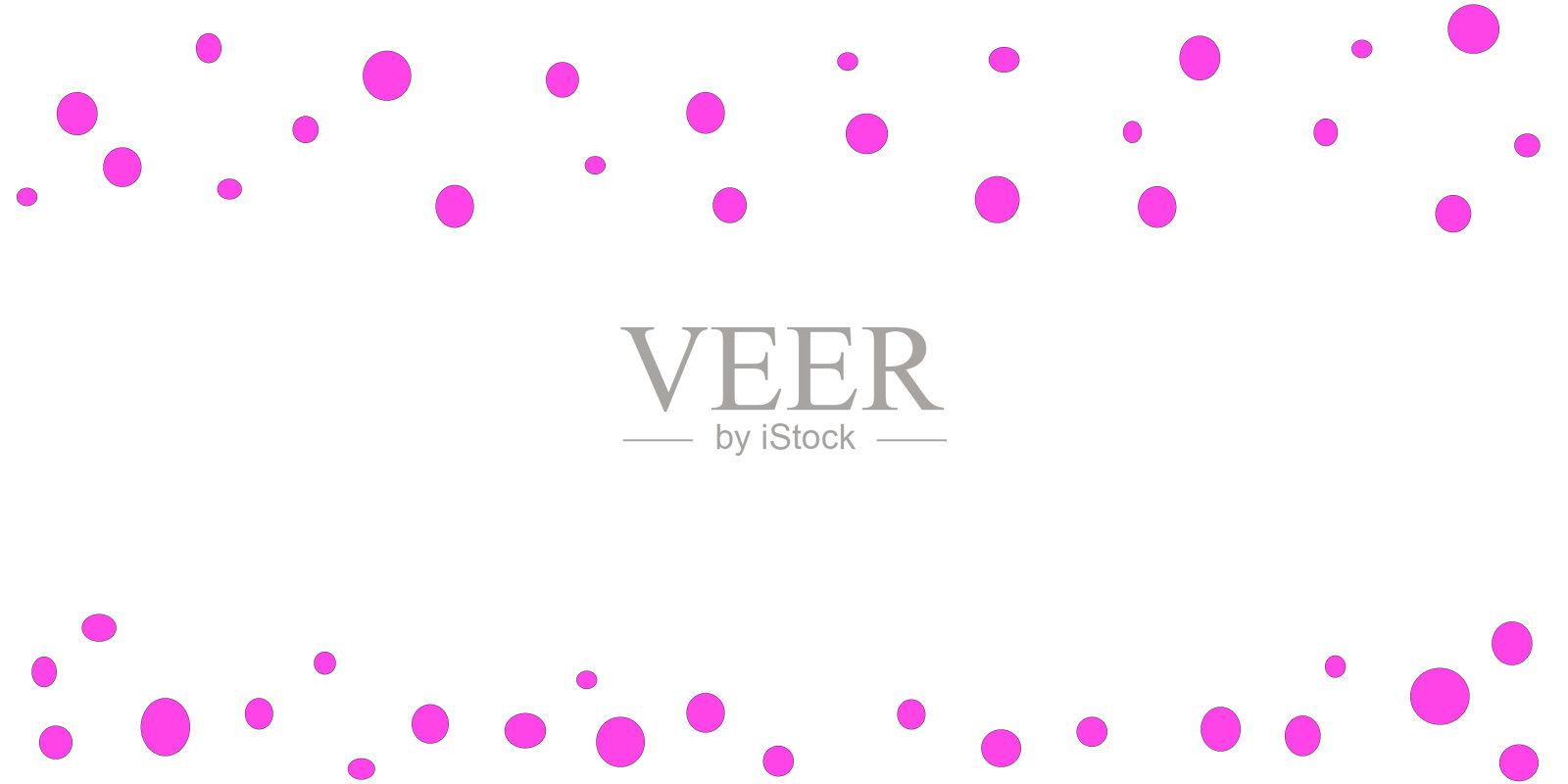 白色背景上的粉色圆形照片摄影图片