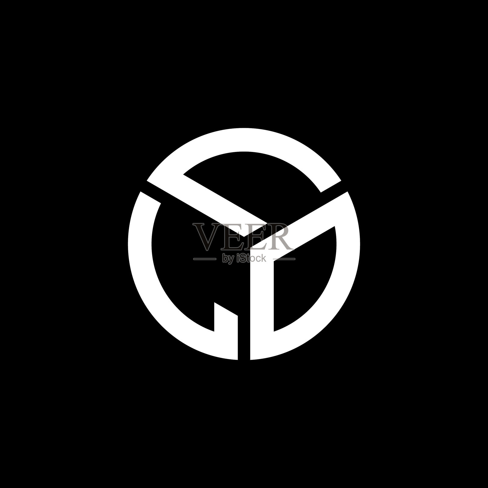 hello字母标志设计黑色背景hello图标素材