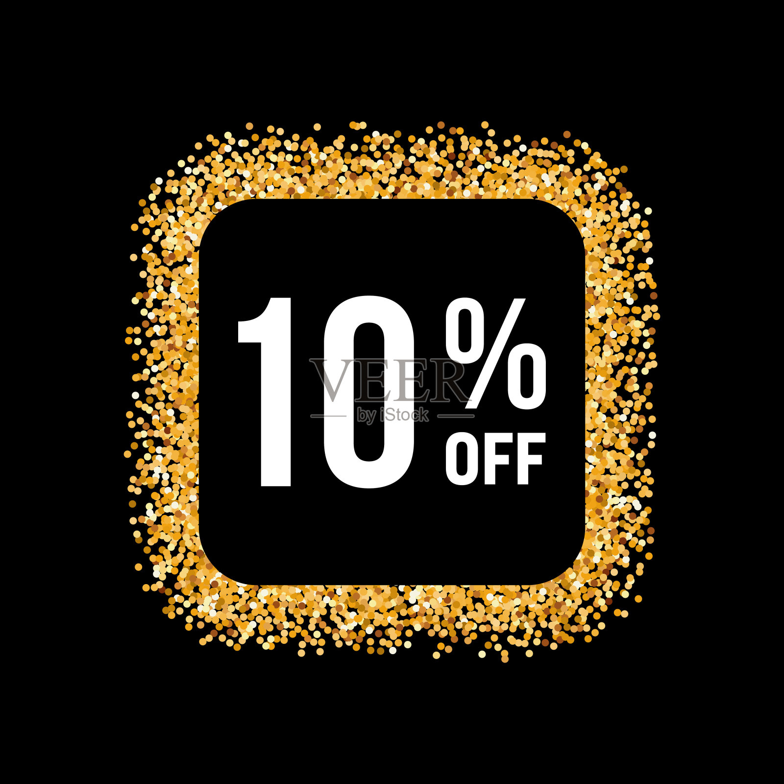 金色的框架设计模板素材