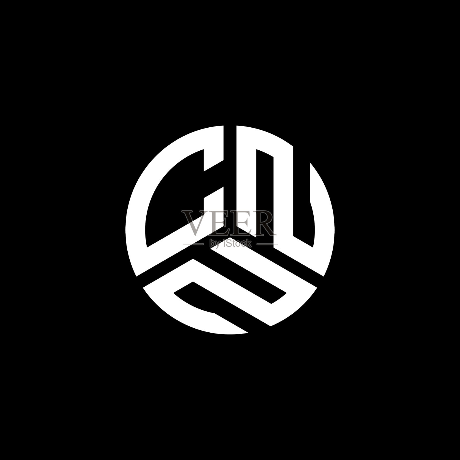 白色背景CNN字母logo设计插画图片素材