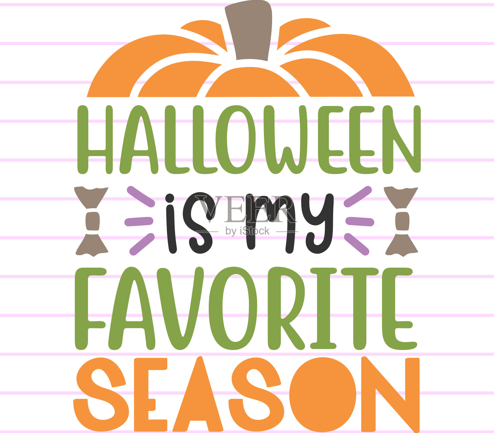 万圣节t恤和SVG设计插画图片素材