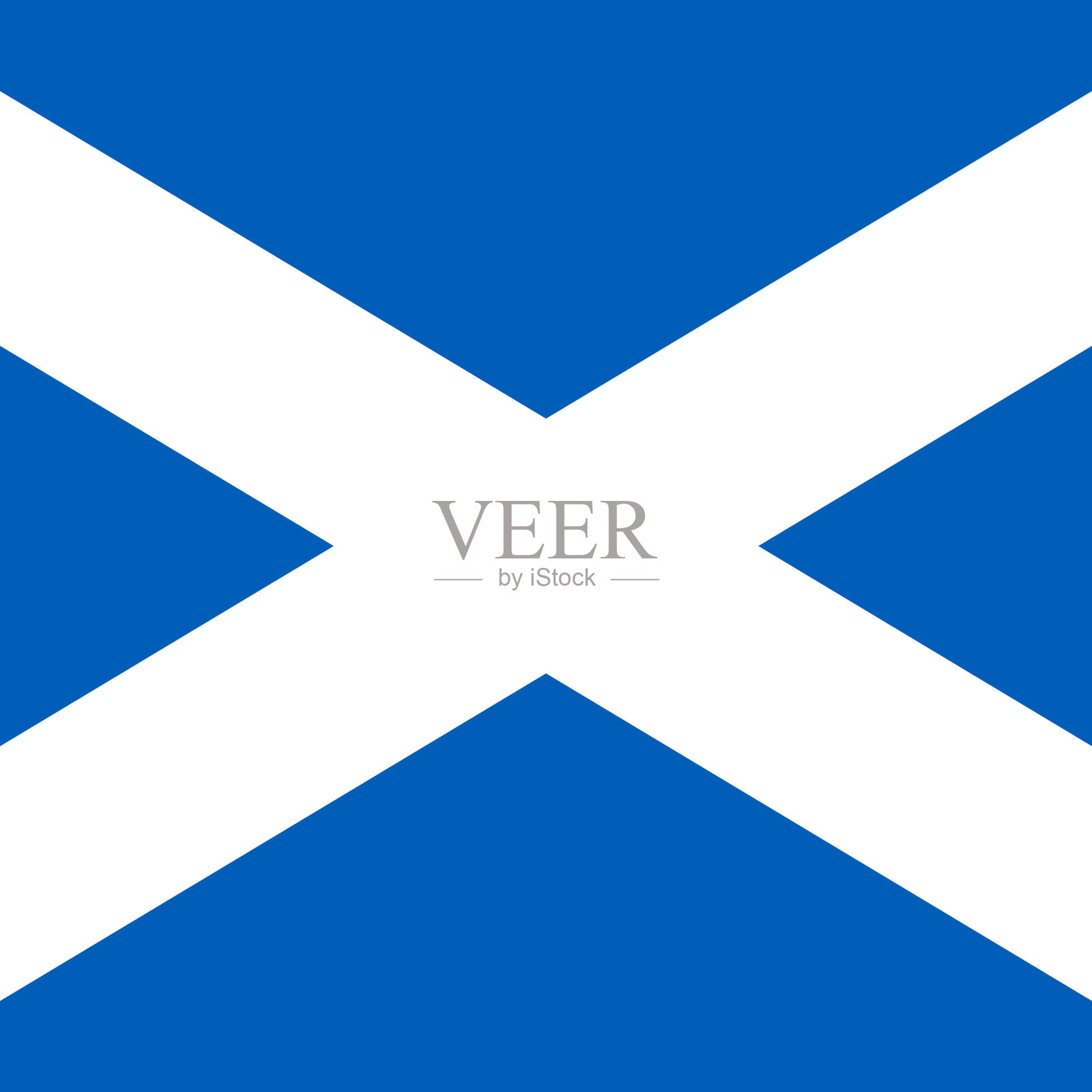 苏格兰国旗，官方颜色。矢量插图。插画图片素材