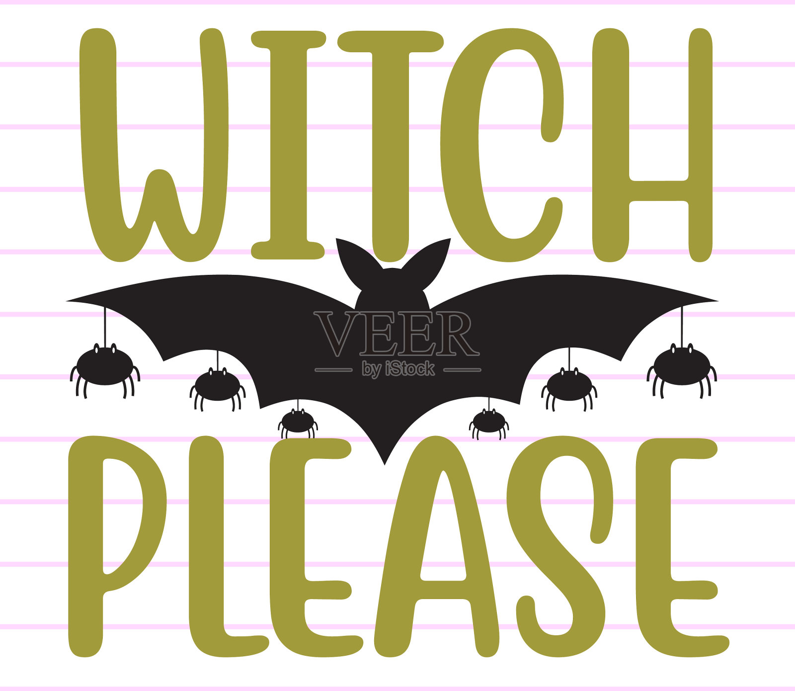 万圣节t恤和SVG设计插画图片素材