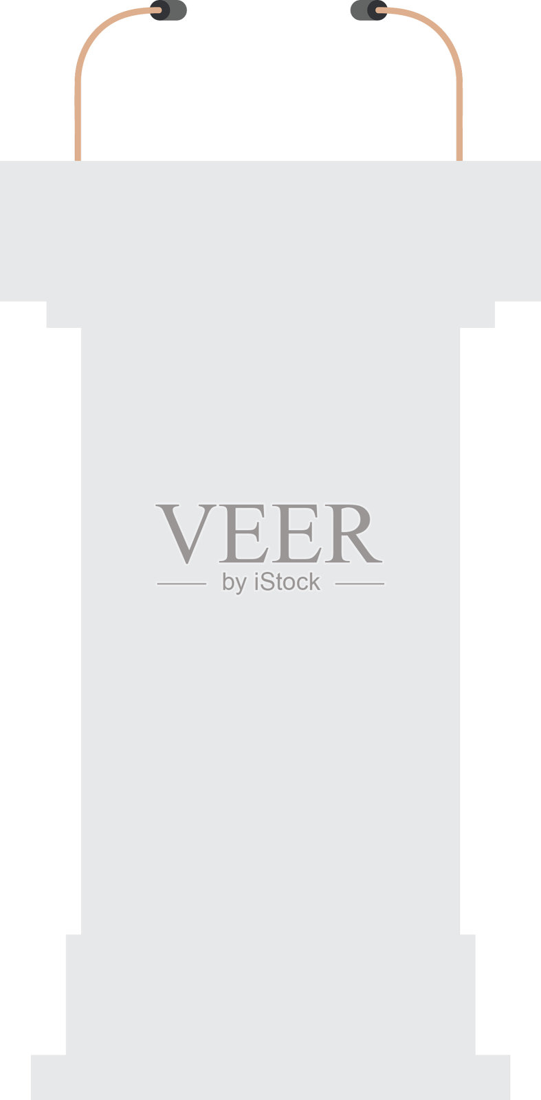 讲台论坛与麦克风逼真设计元素图片