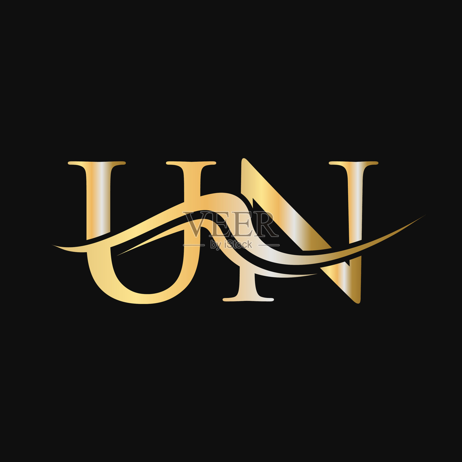 字母联合国标志设计初始联合国标志类型插画图片素材