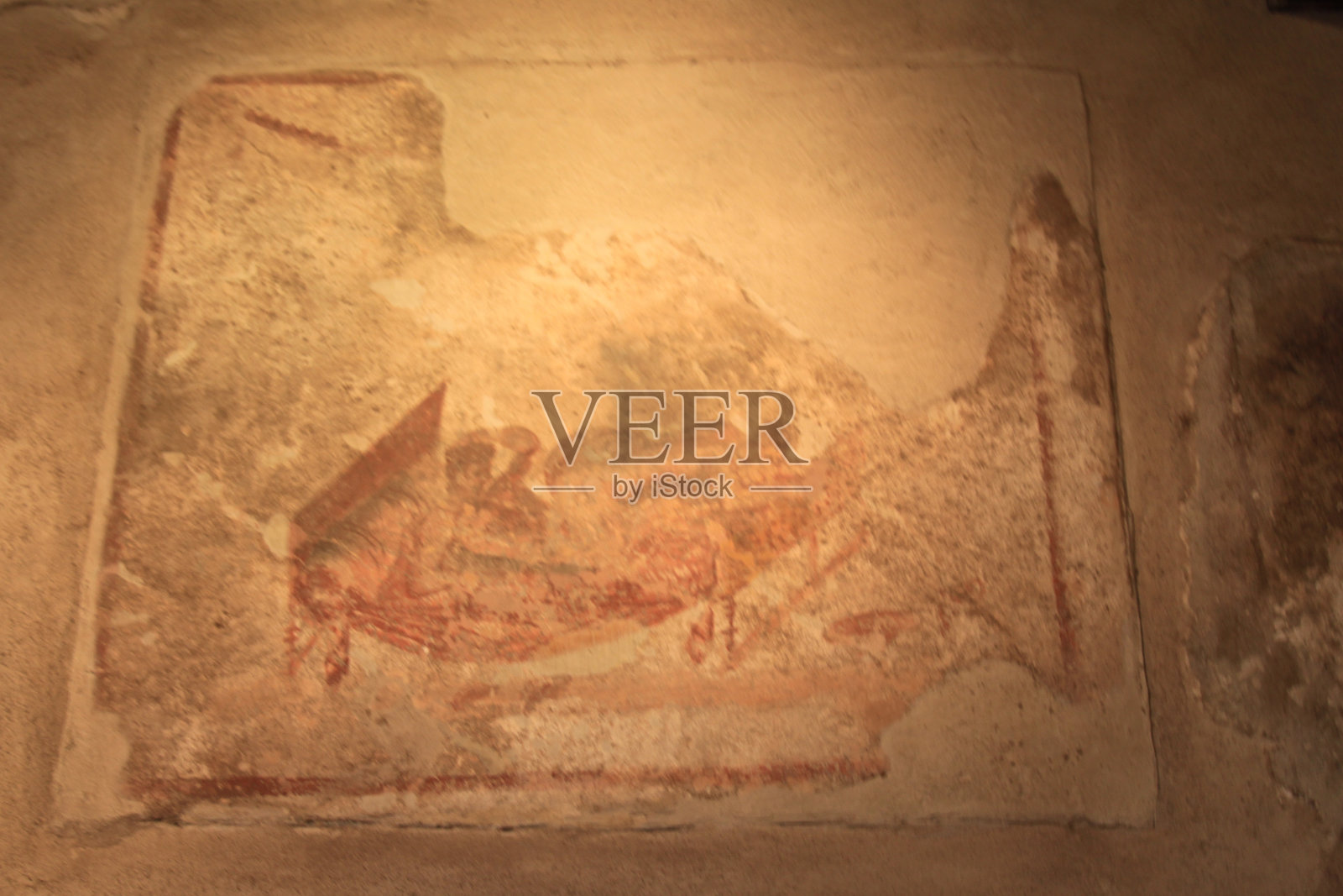 那不勒斯庞贝古城的发掘照片摄影图片