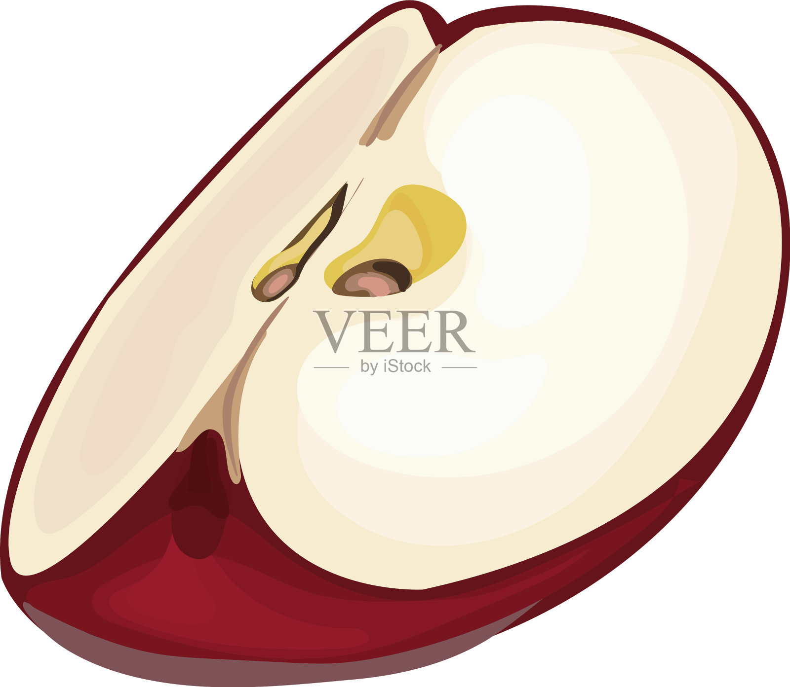 现实的苹果片设计元素图片