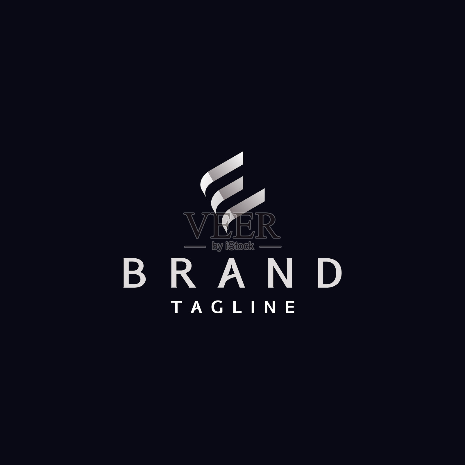 字母e的标志插画图片素材