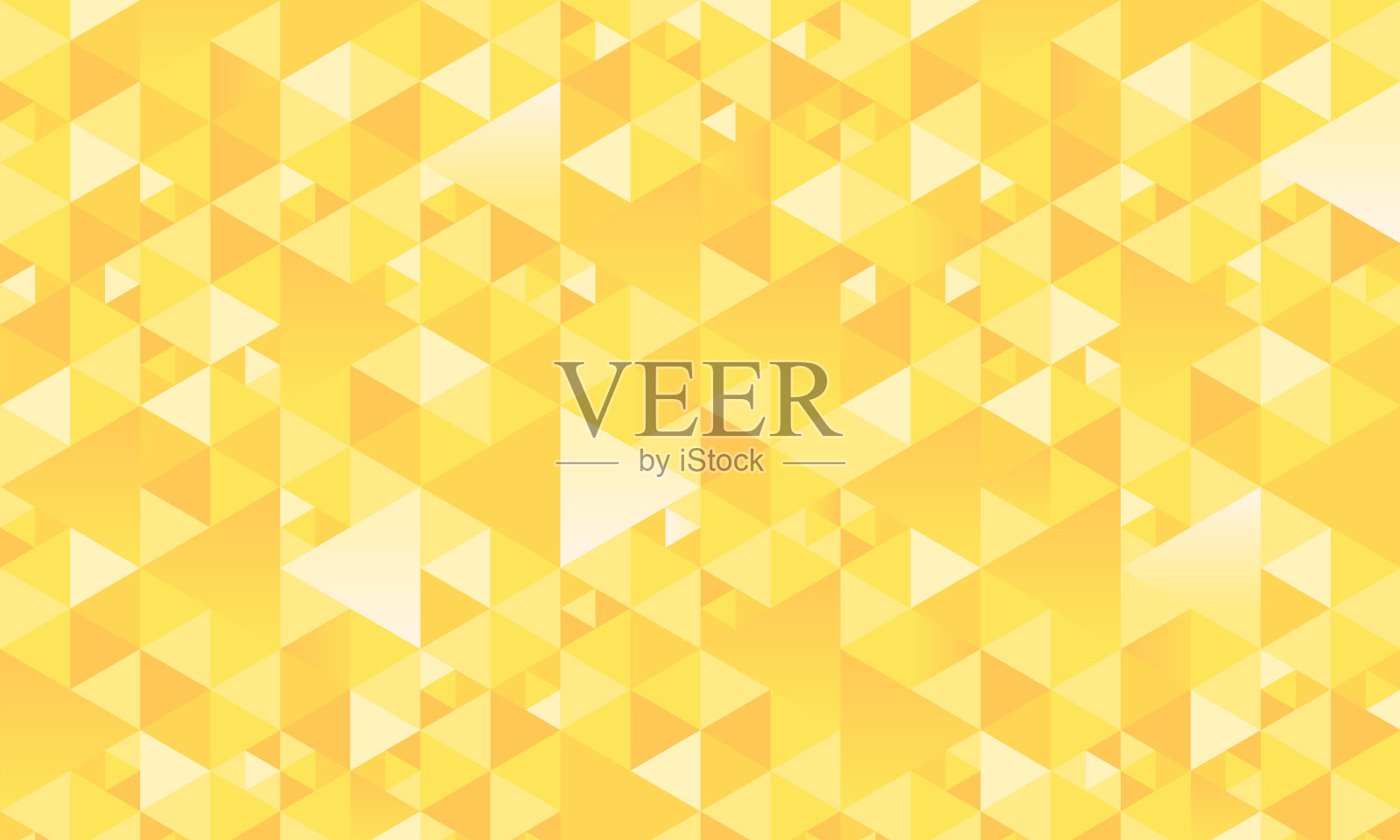 三角形图案:由三角形组成的图案闪闪发光的金色背景材料。插画图片素材