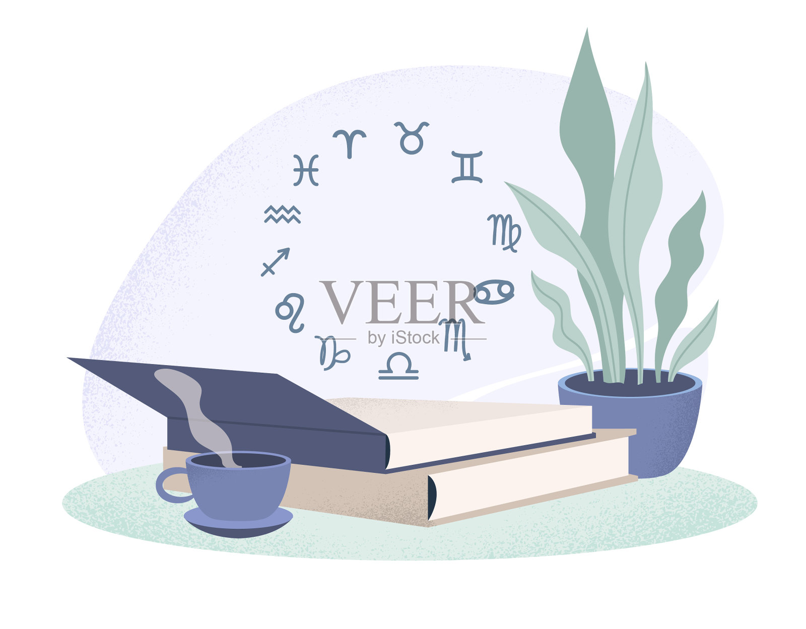 现代占星学的概念设计元素图片