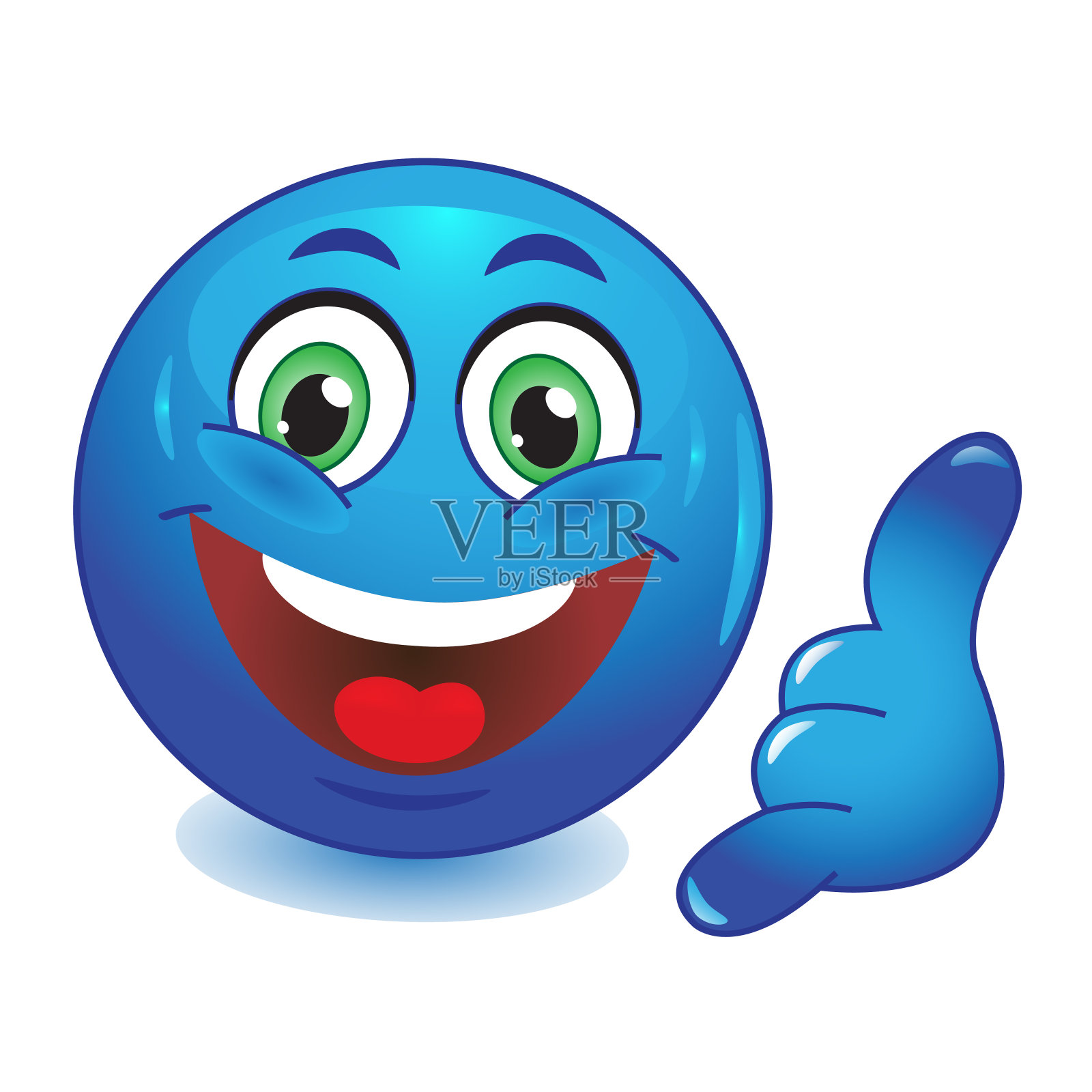 叫我表情符号。矢量图设计元素图片