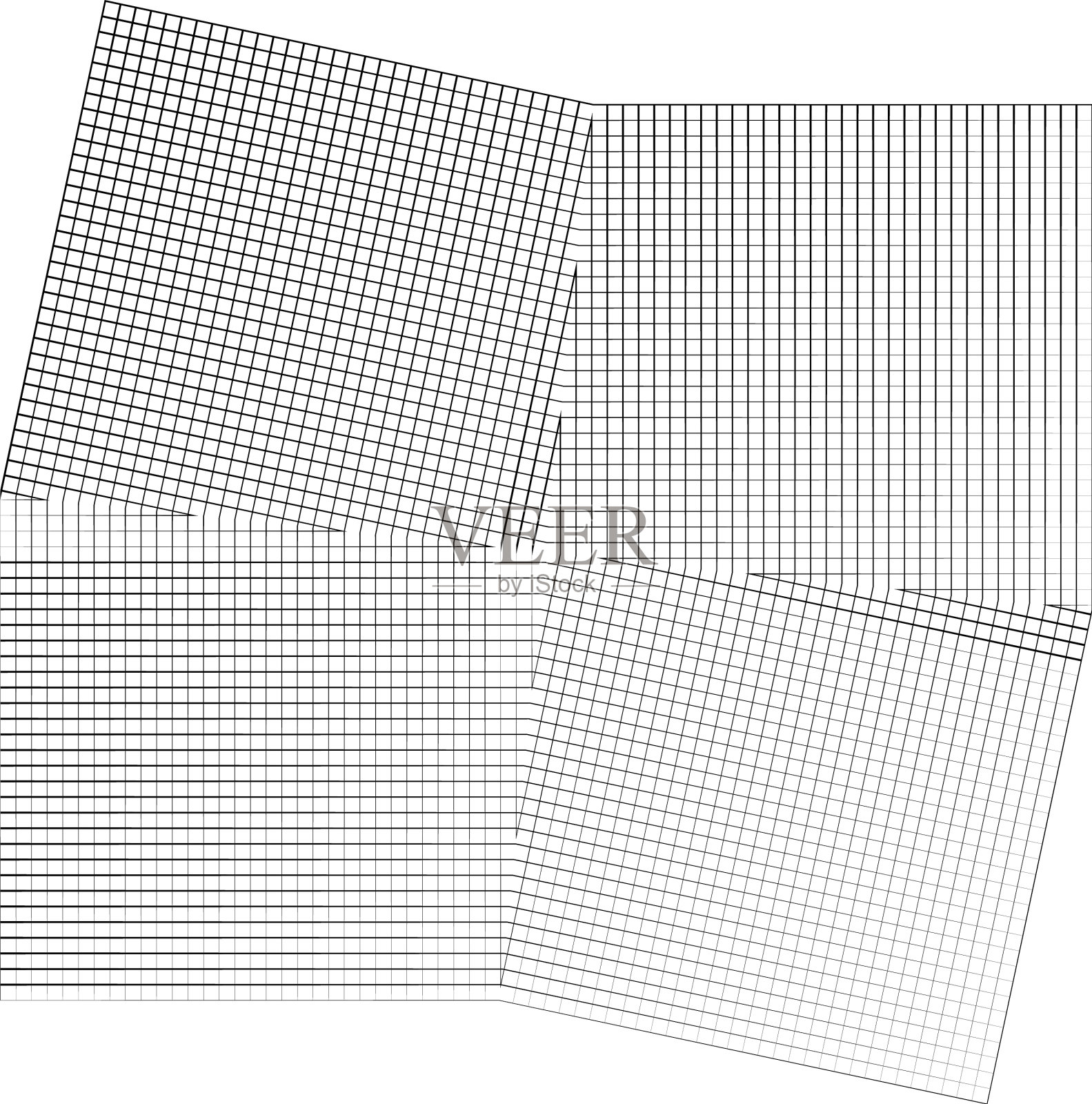 镜面调整不规则网格网格光栅和插画图片素材