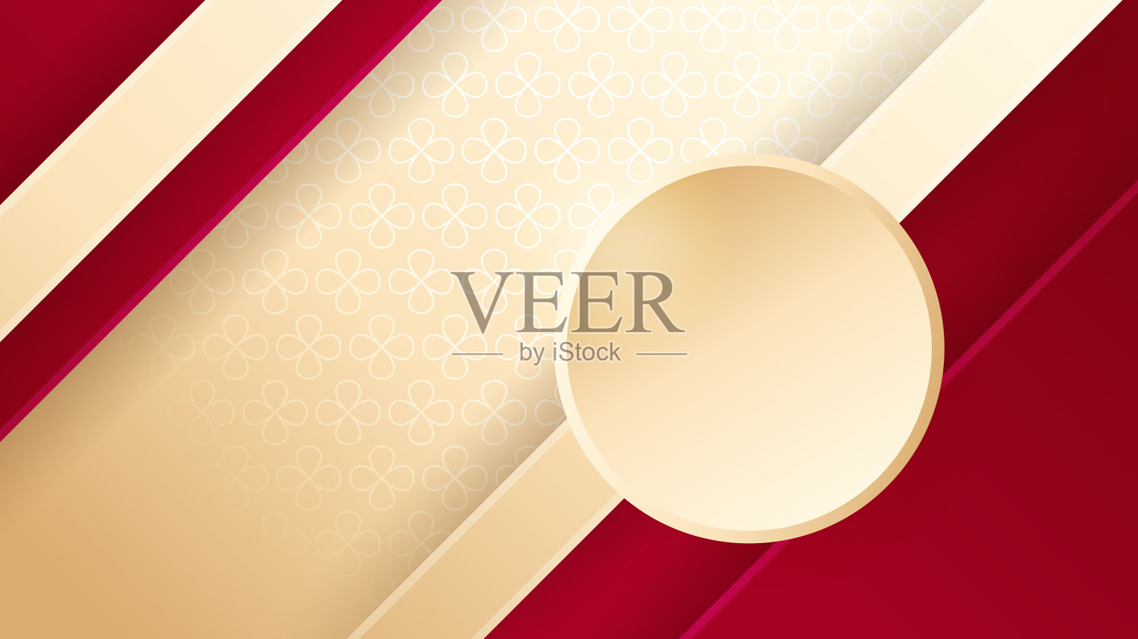 豪华红金背景优雅商务插画图片素材