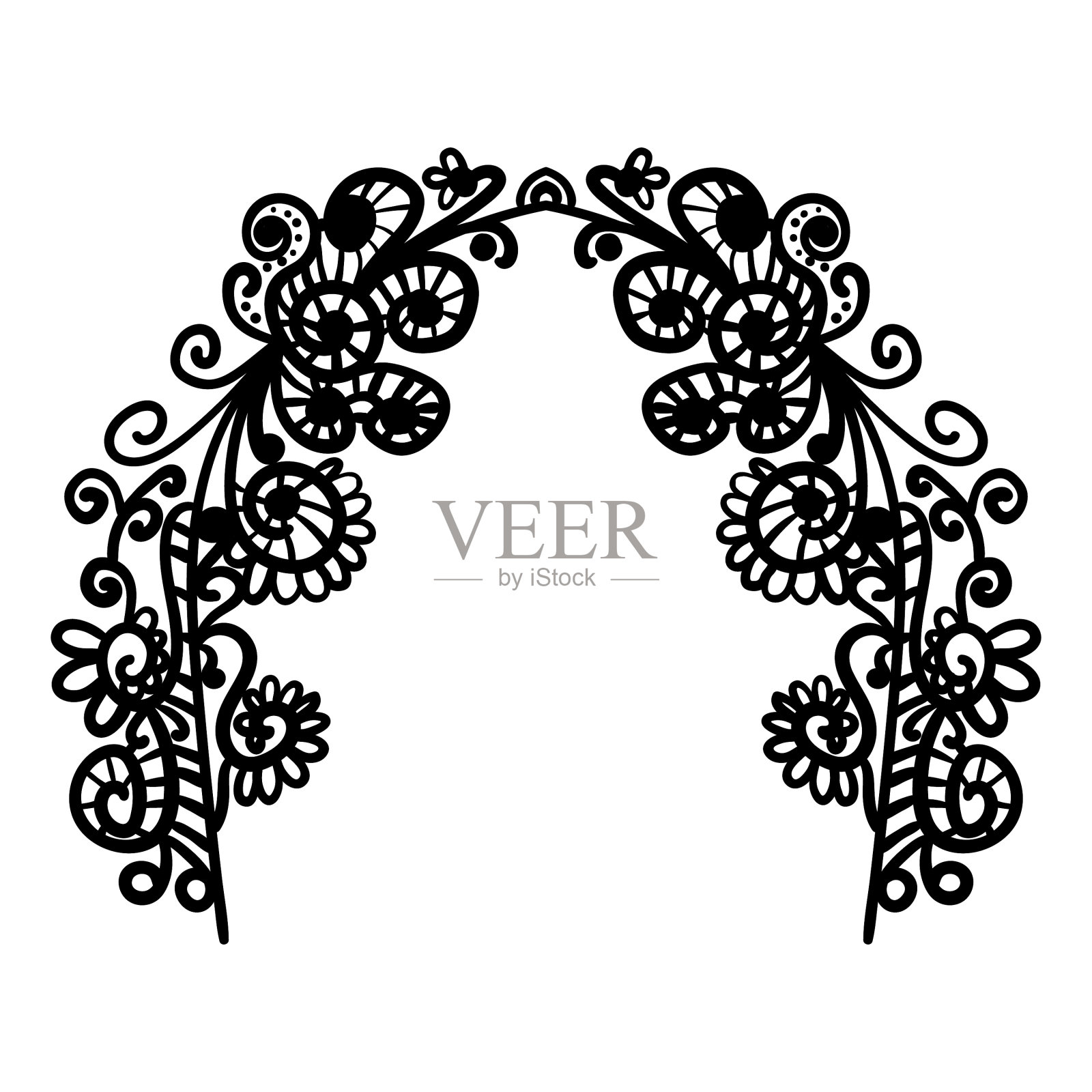 涂鸦框架设计元素图片