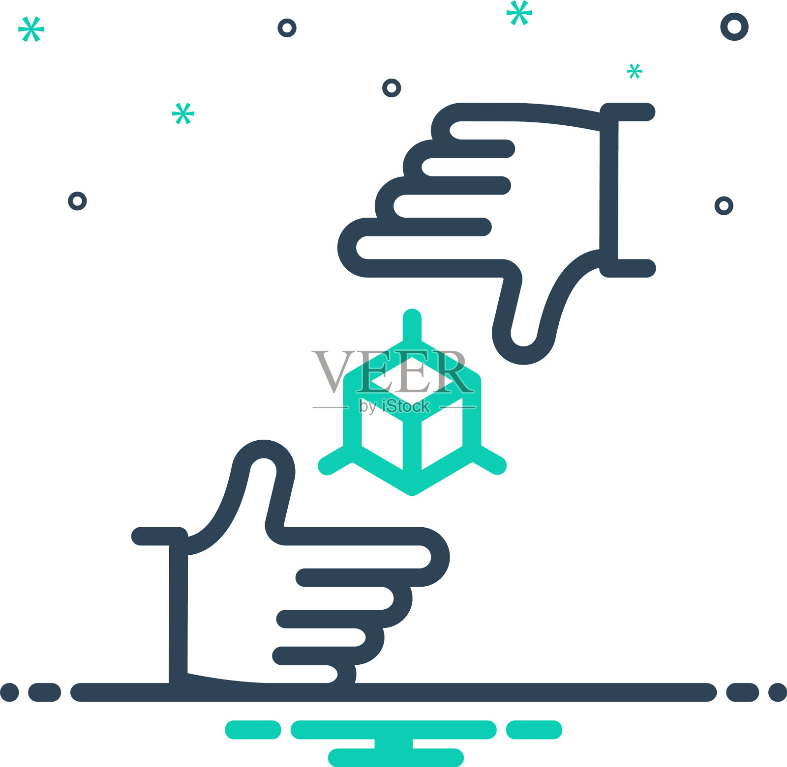 的角度来看插画图片素材