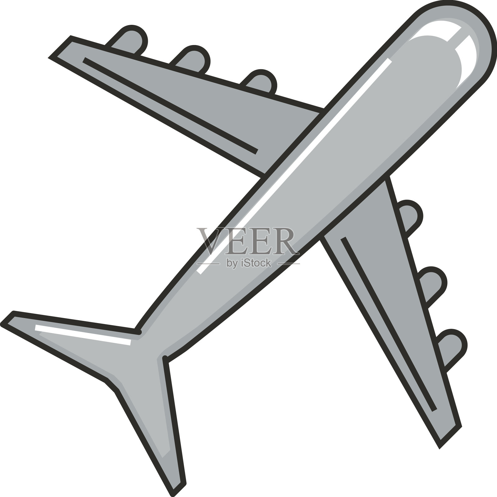 飞机运输图标设计元素图片