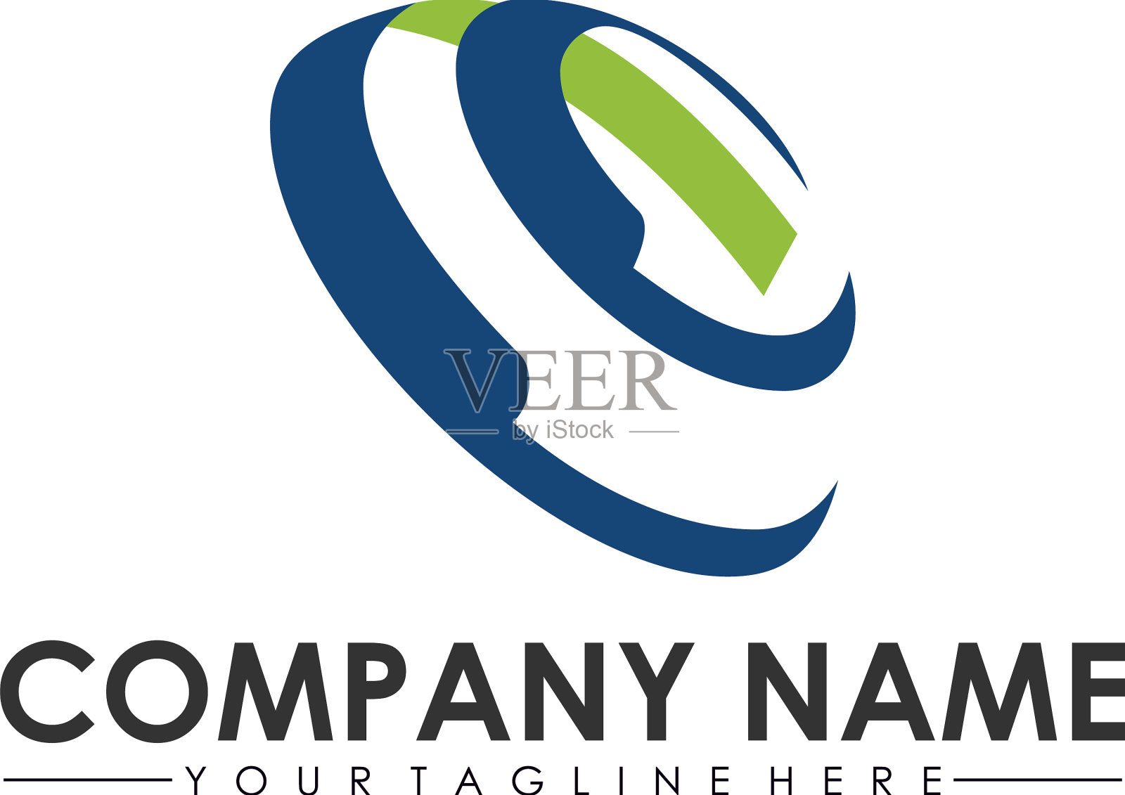 圆的标志插画图片素材