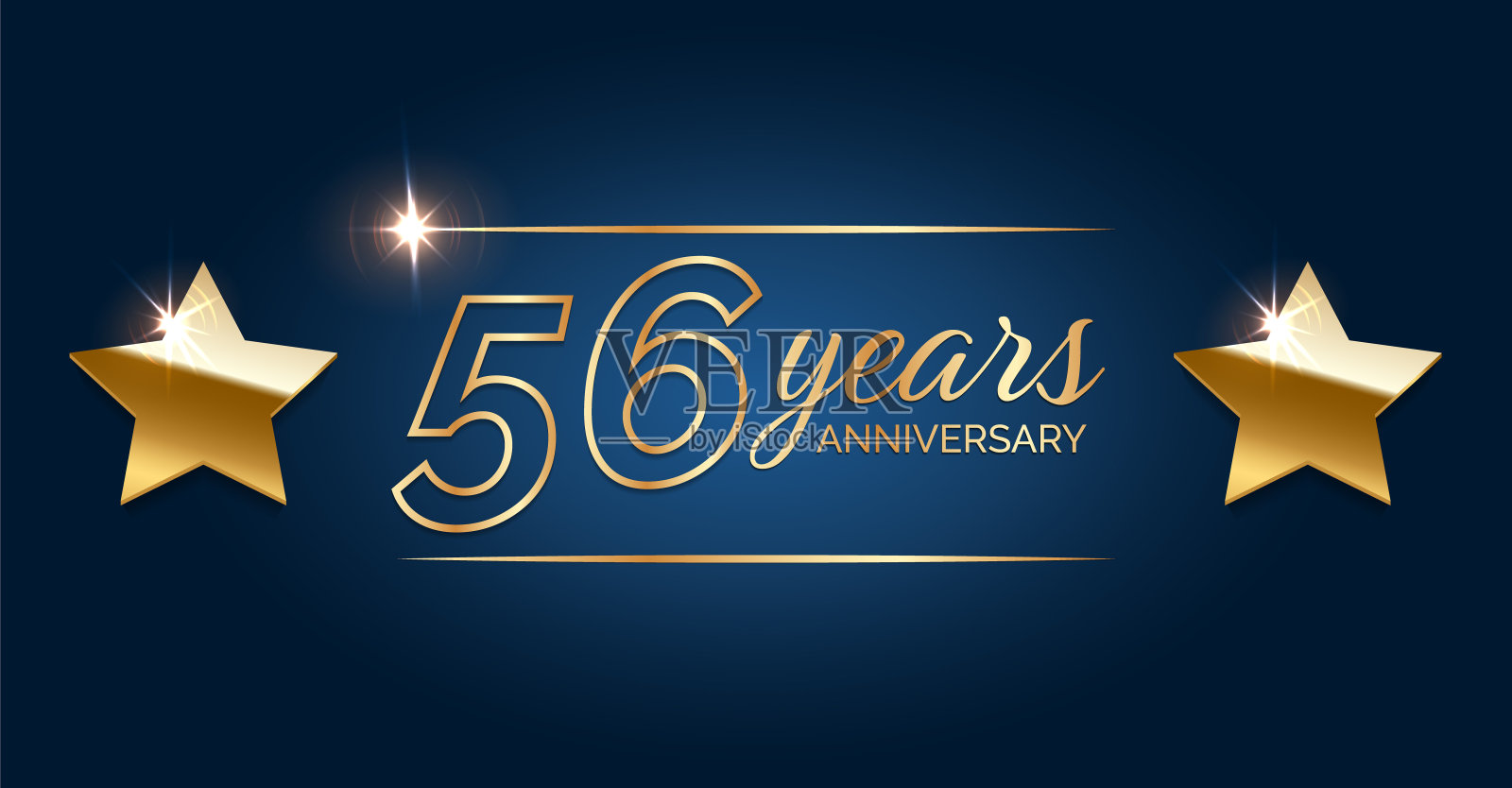 56周年模板庆祝晚会。56周年生日快乐第一邀请庆祝派对卡活动。设计模板素材