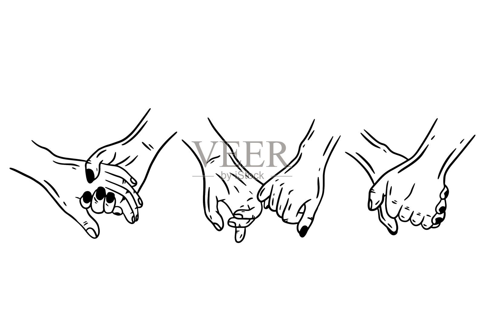 女人用灶台平手爱的手势设计元素图片