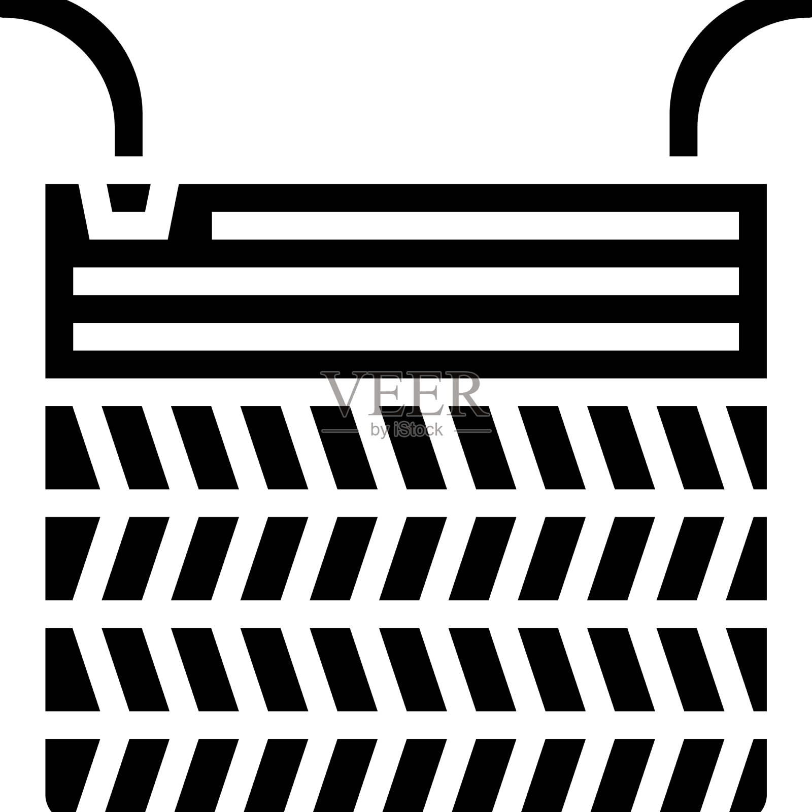 地板篮字形图标插画图片素材