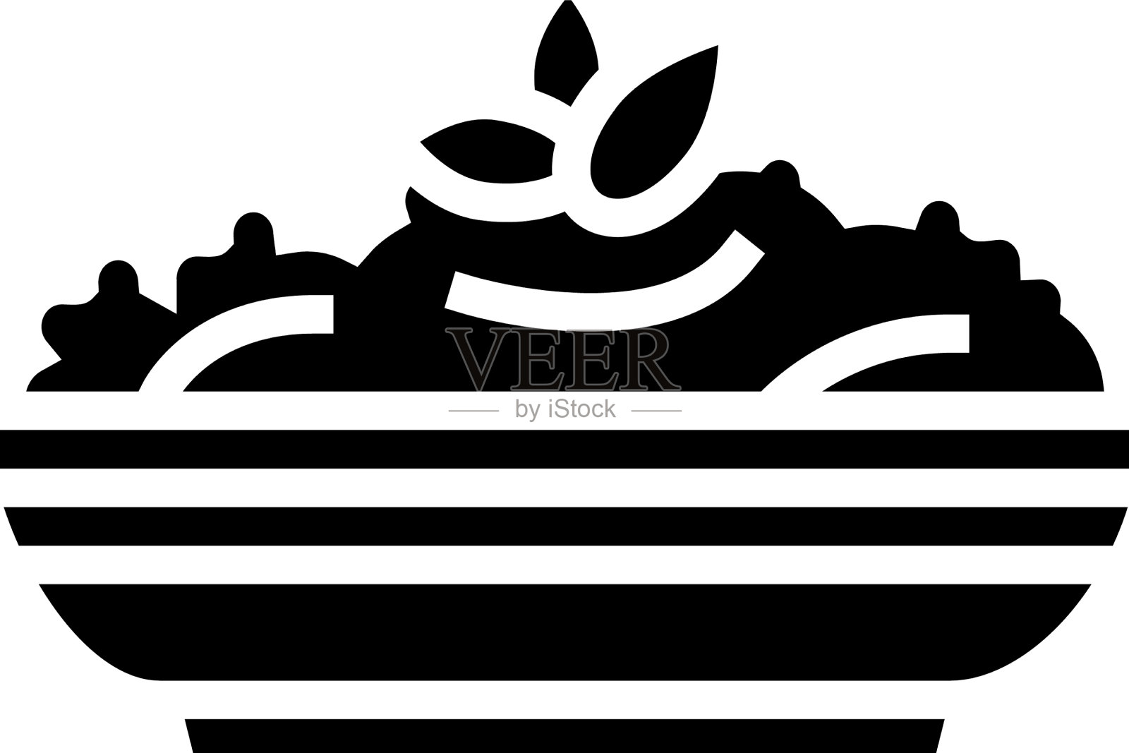 胡萝卜泥字形图标插画图片素材