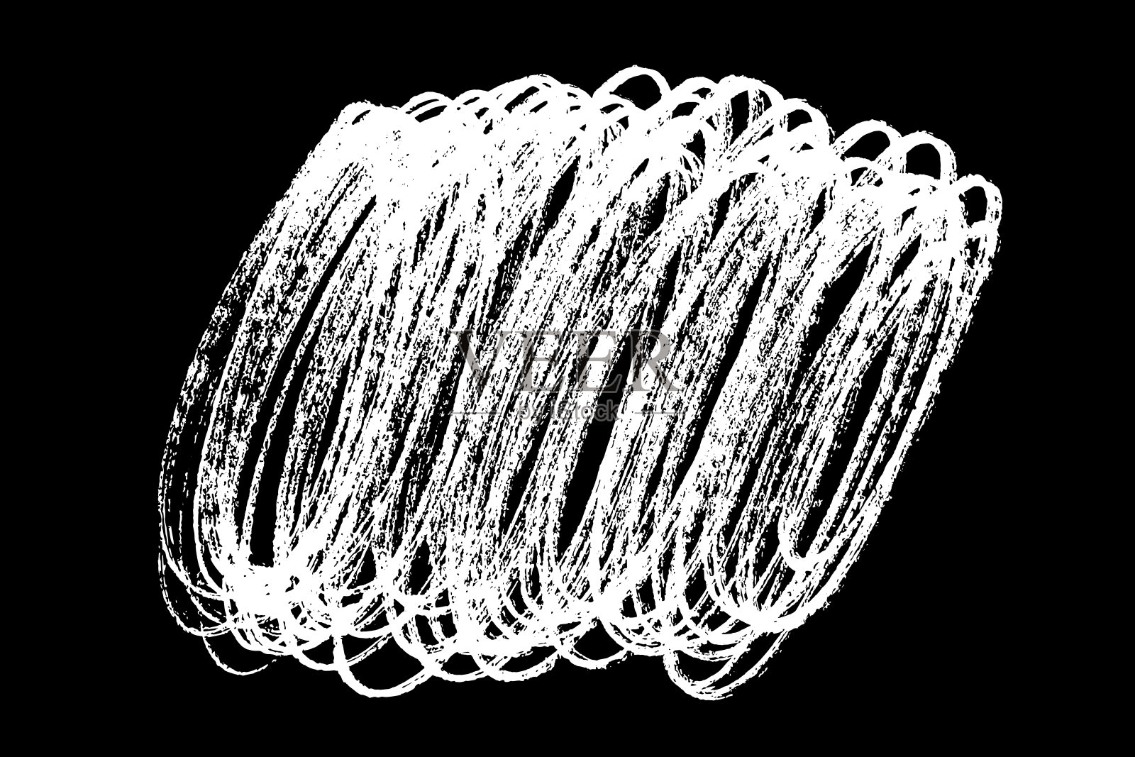 用粉笔涂上手写的污渍。插画图片素材