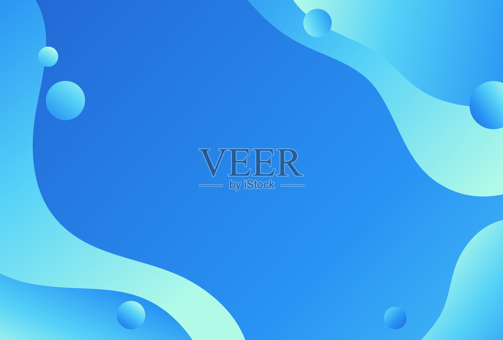 美丽的彩色波浪背景插图插画图片素材