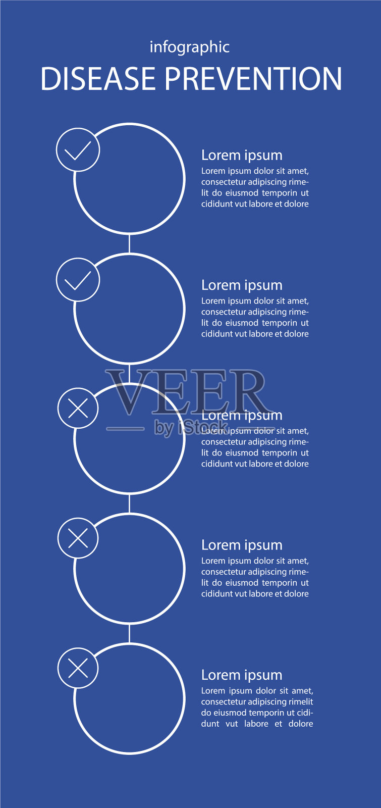 风险因素信息图表设计模板插画图片素材