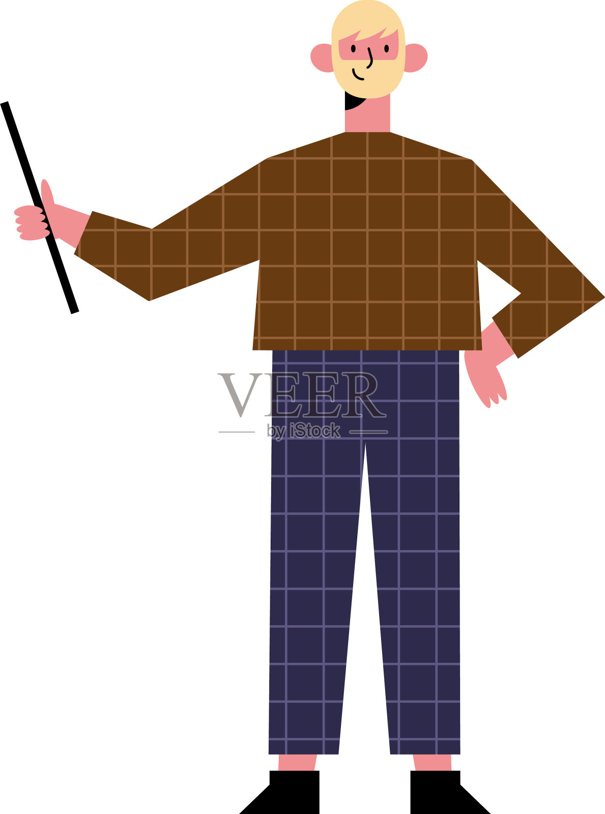 金发老师站设计元素图片