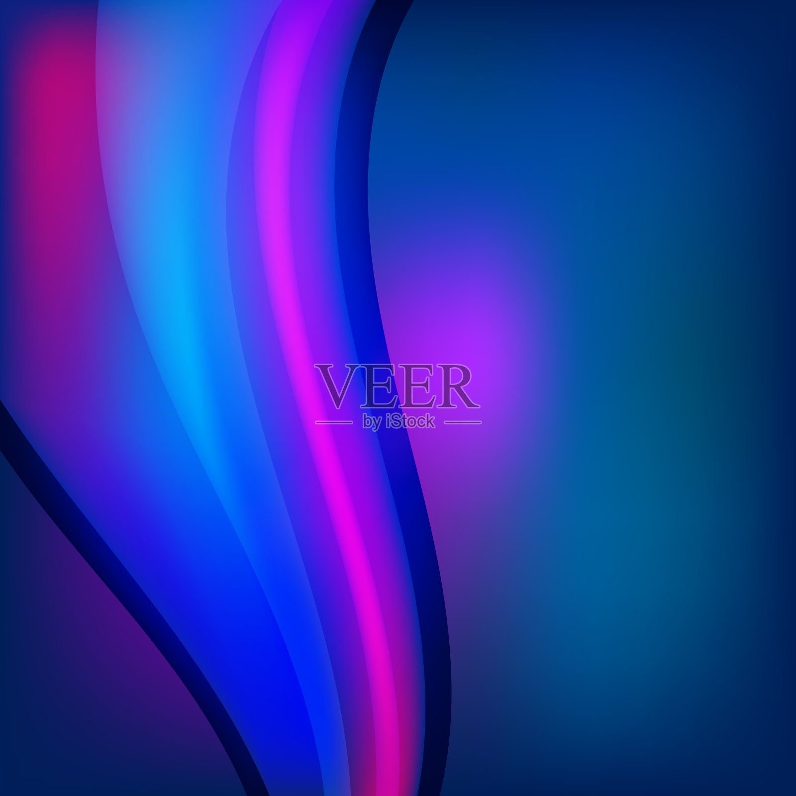 啮合耀波优雅艺术插画图片素材