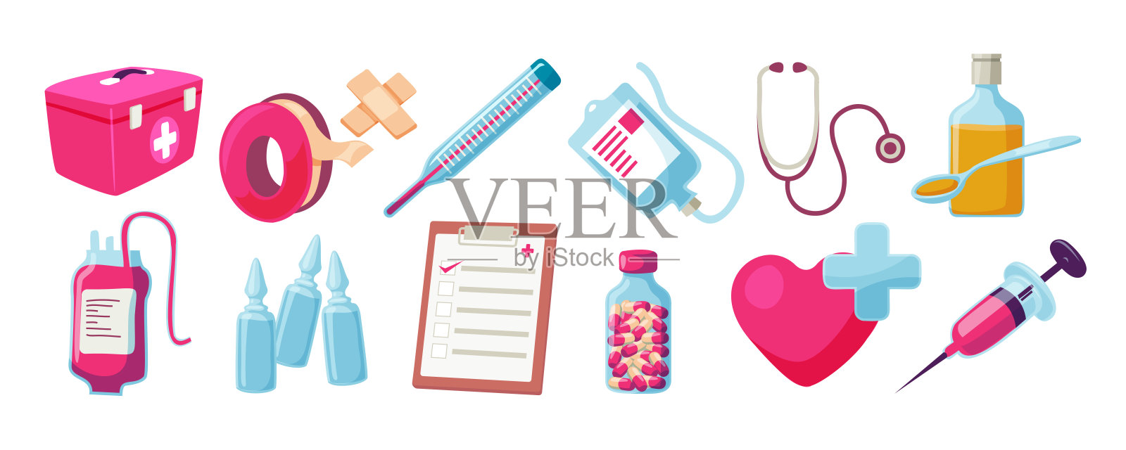 医疗急救急救图标设置设计元素图片