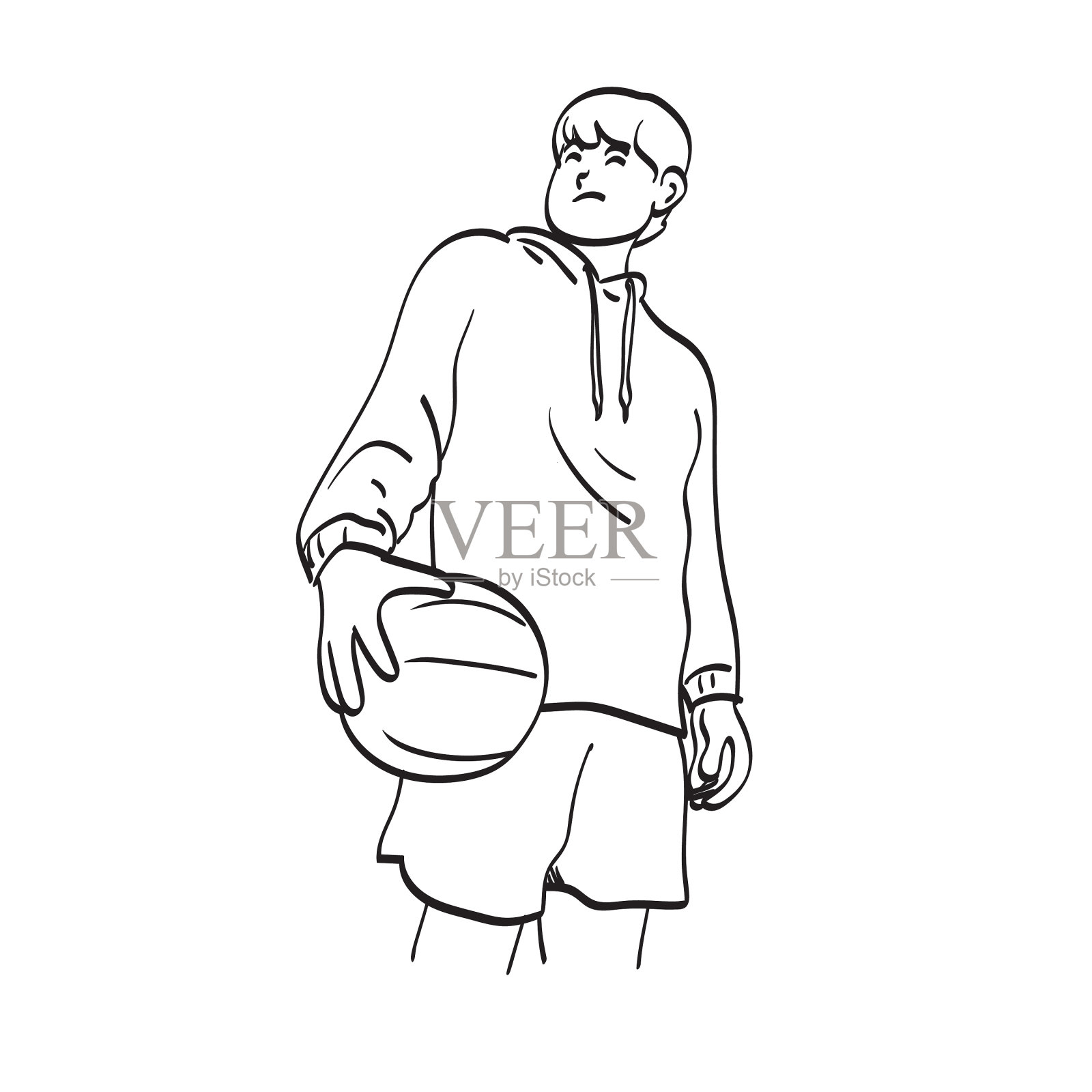 线艺半长职业篮球设计元素图片