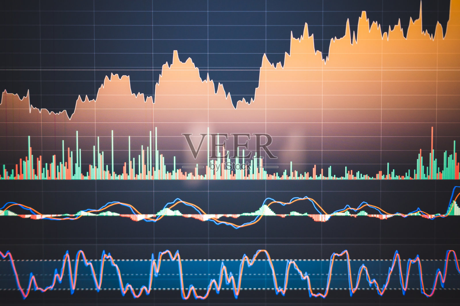 QT的通货膨胀率使商业美元流入创下纪录，与牛市相比照片摄影图片