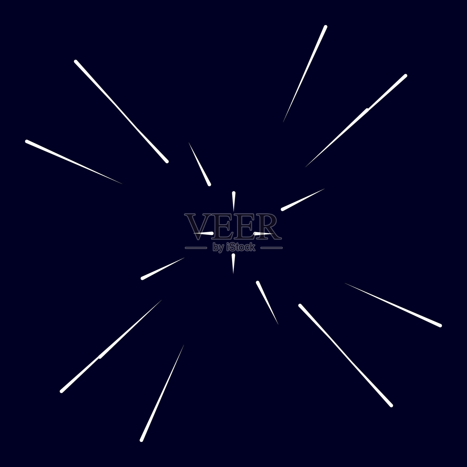 随机辐射线星爆发日爆发条纹插画图片素材