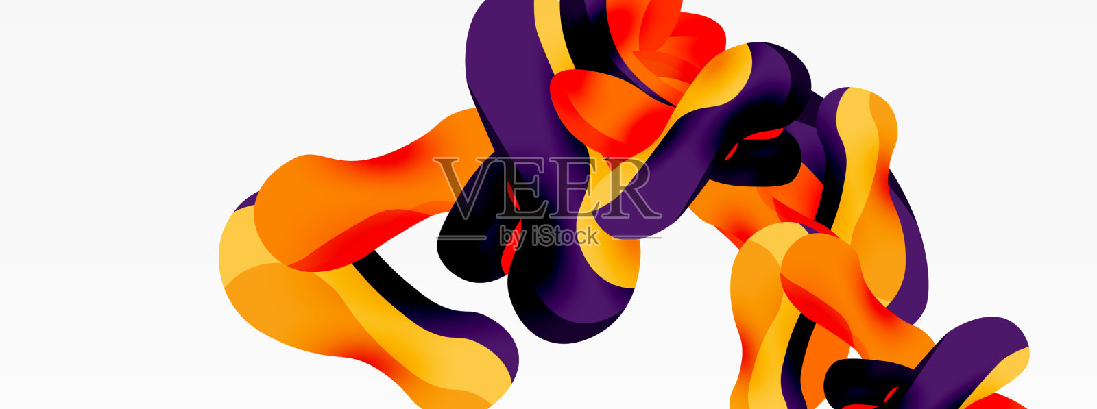 创意几何墙纸飞溅形状插画图片素材