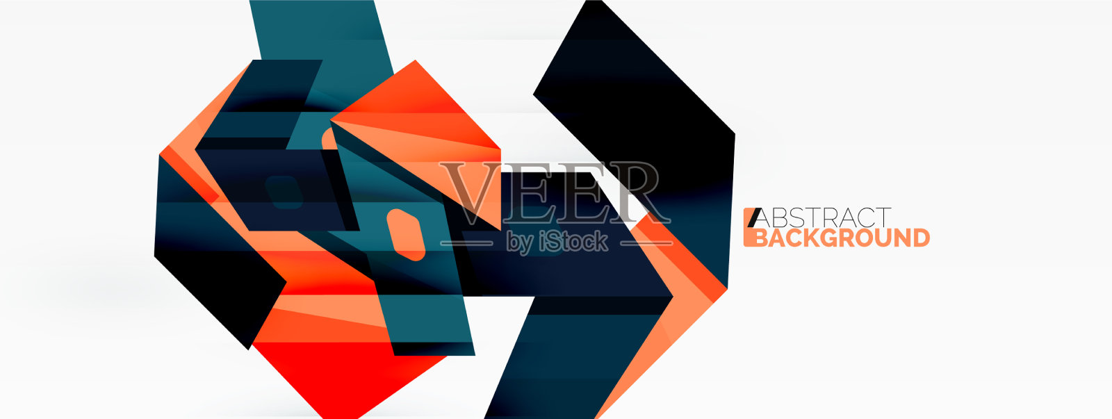 创意几何墙纸抽象丝带插画图片素材