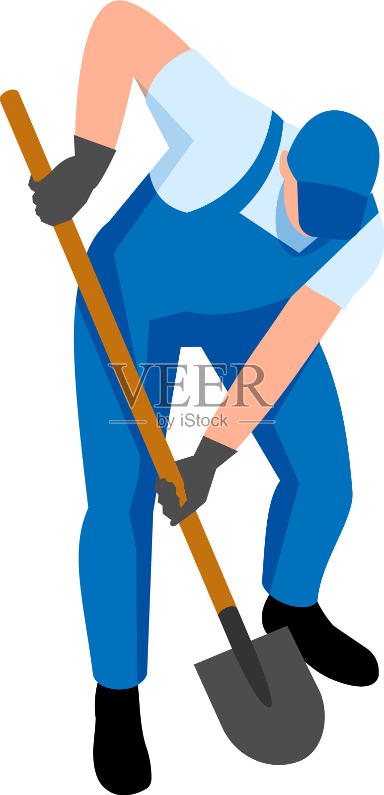 农民等距设计元素图片