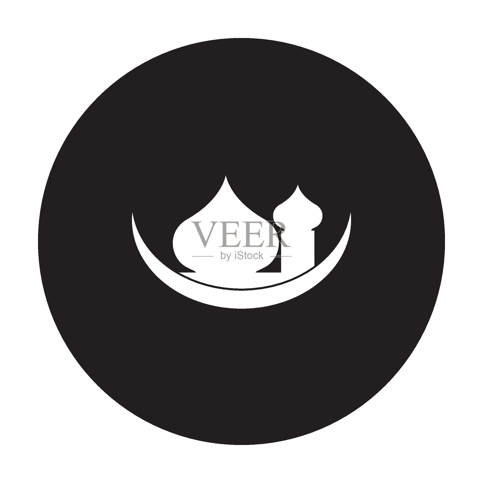 清真寺的标志插画图片素材