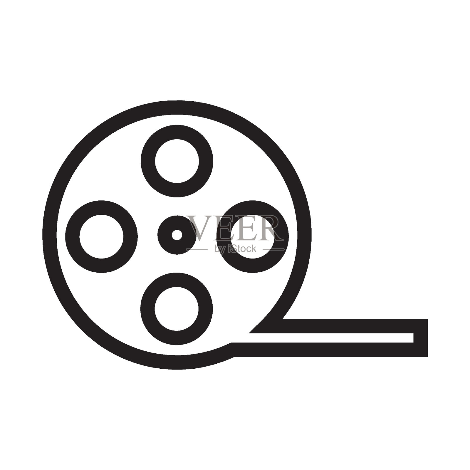 视频拍摄Logo设计插画图片素材