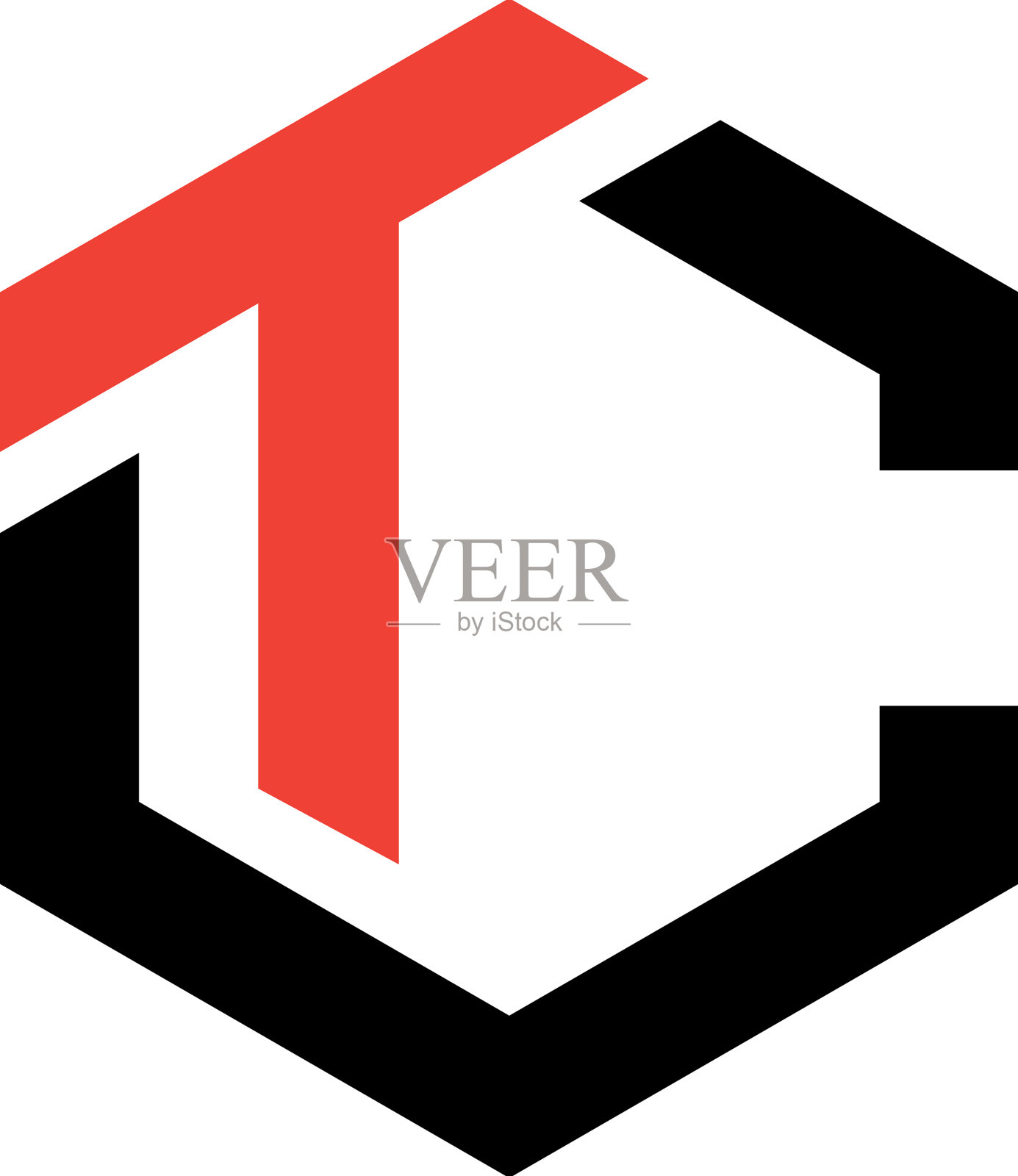 Tc字母标志设计和图标形象设计元素图片