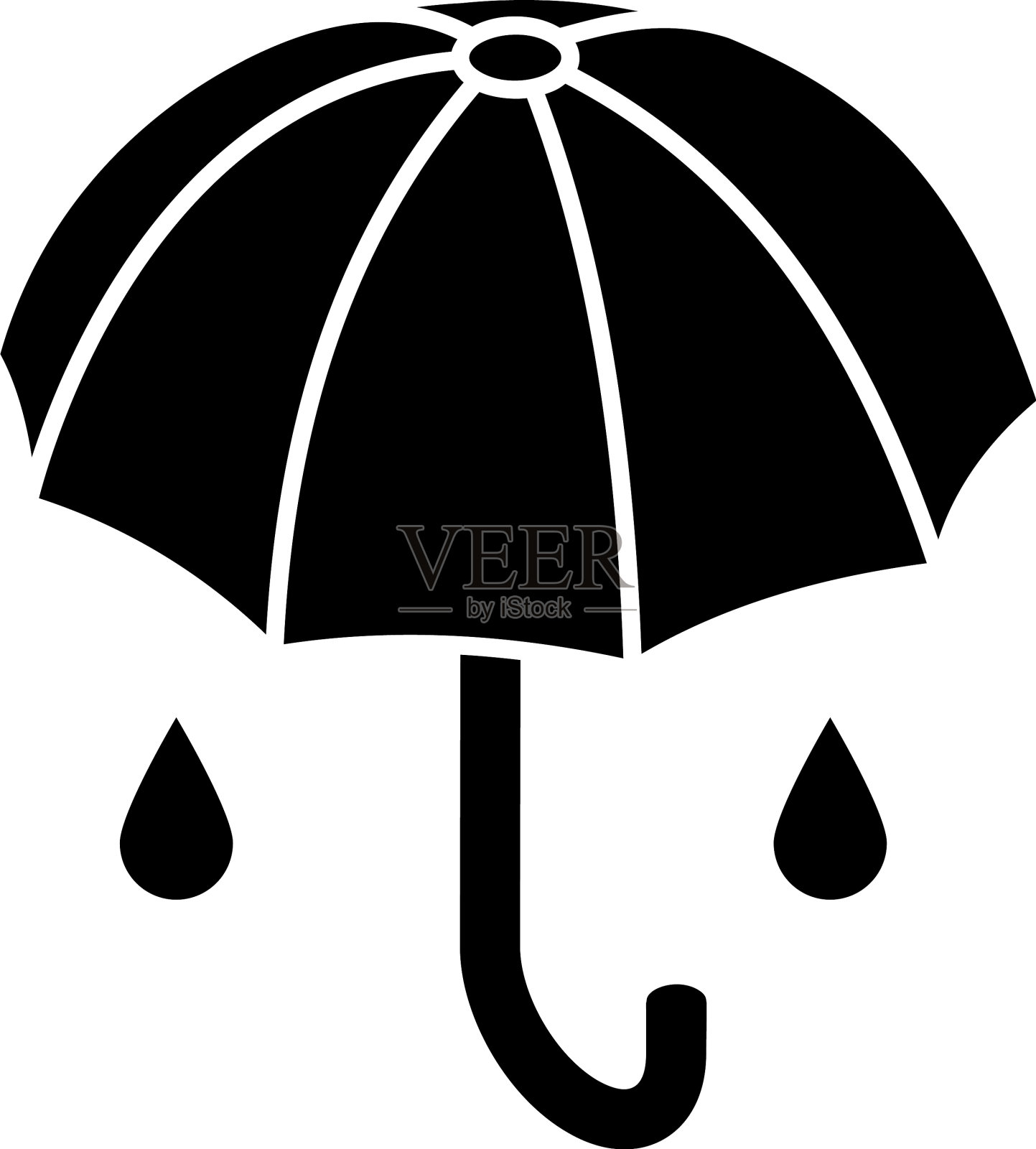 雨保护插画图片素材