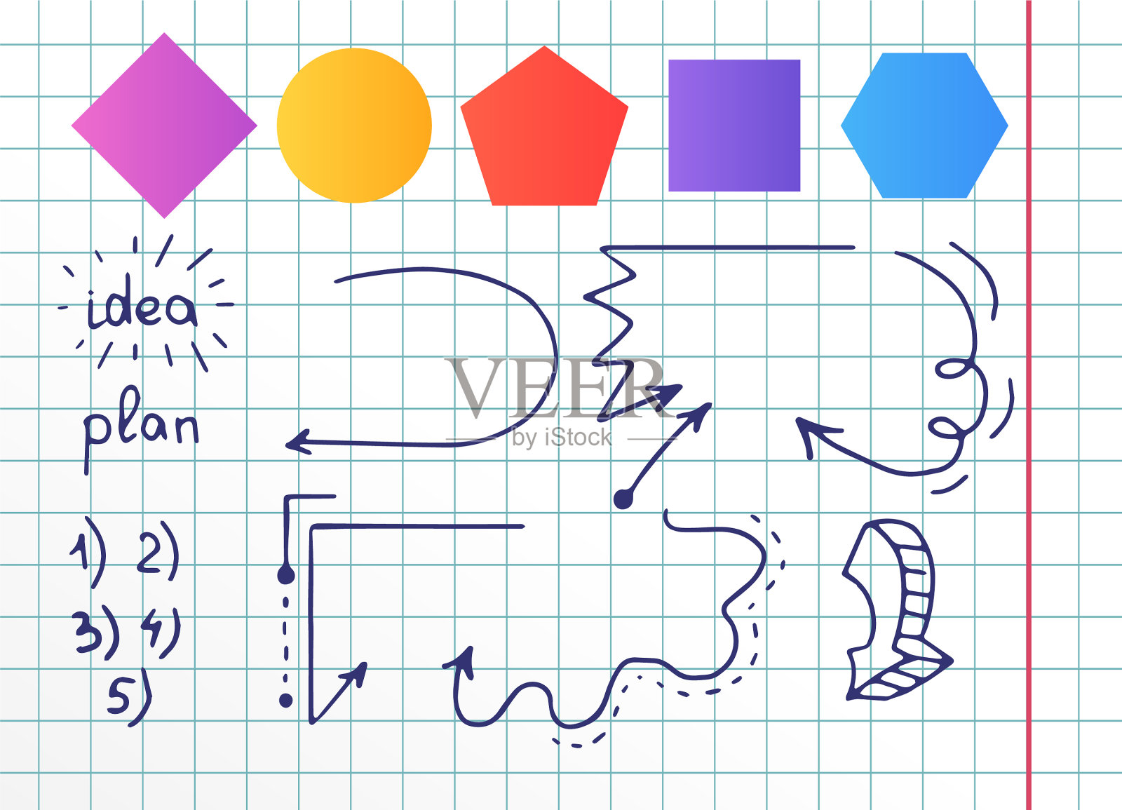 项目实施信息图表设计插画图片素材