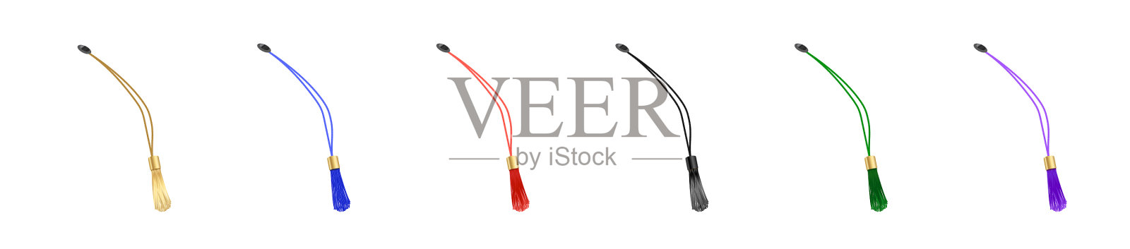 流苏或手袋配件插画图片素材