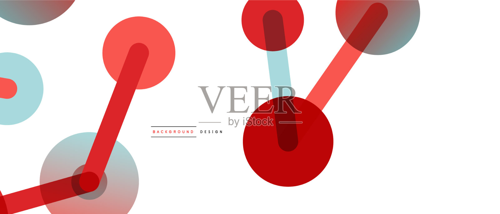 抽象的背景圆点由线连接设计元素图片