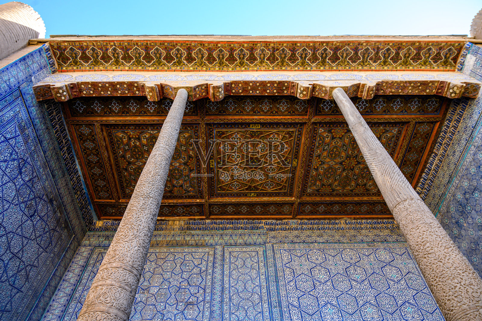 希瓦城的建筑照片摄影图片